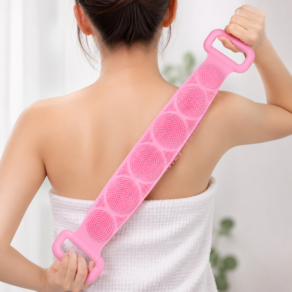 Cepillo Exfoliante Corporal de Silicona para Espalda