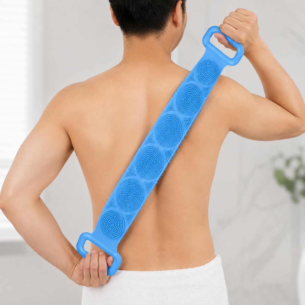 Cepillo Exfoliante Corporal de Silicona para Espalda