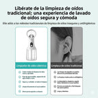 Limpiador de Oídos Eléctrico con Agua | Removedor de Cerilla Seguro para Adultos